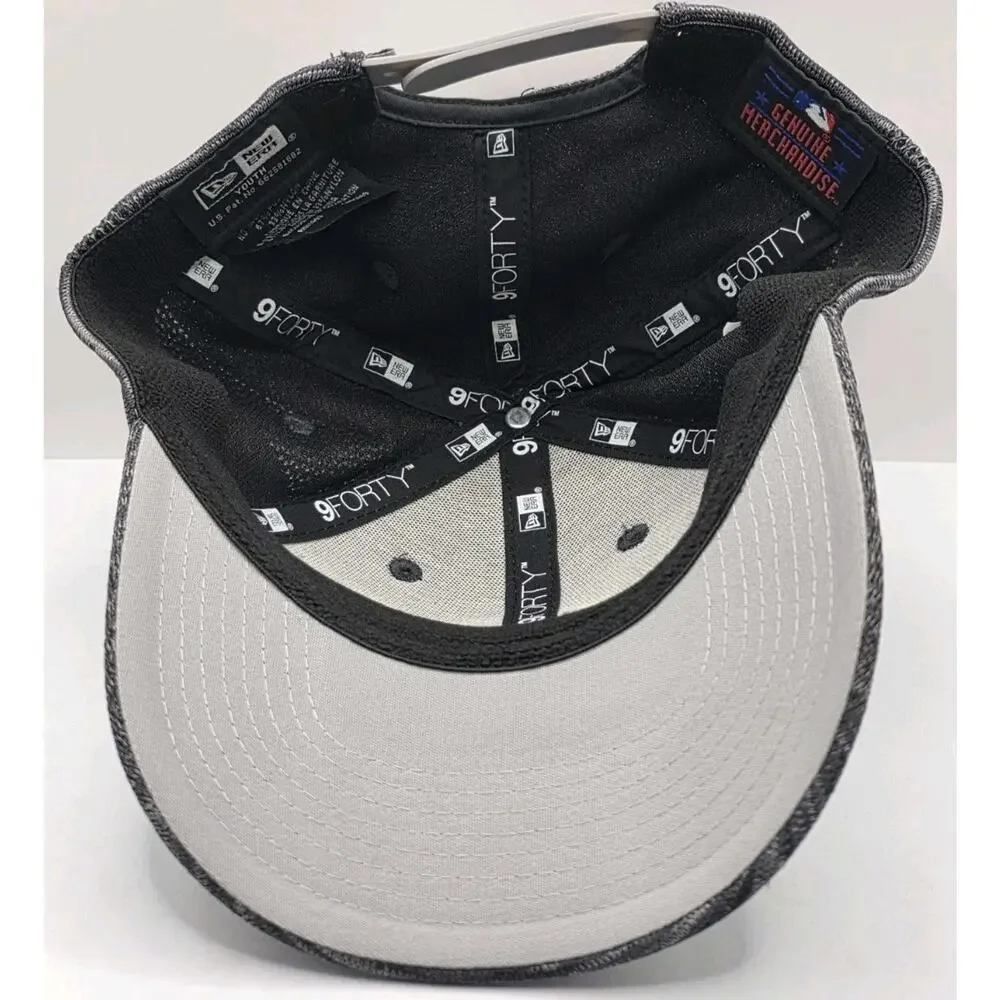 Milwaukee Brewers New‎ Era 9Forty Gray Youth Snapback Baseball Hat Cap MLB